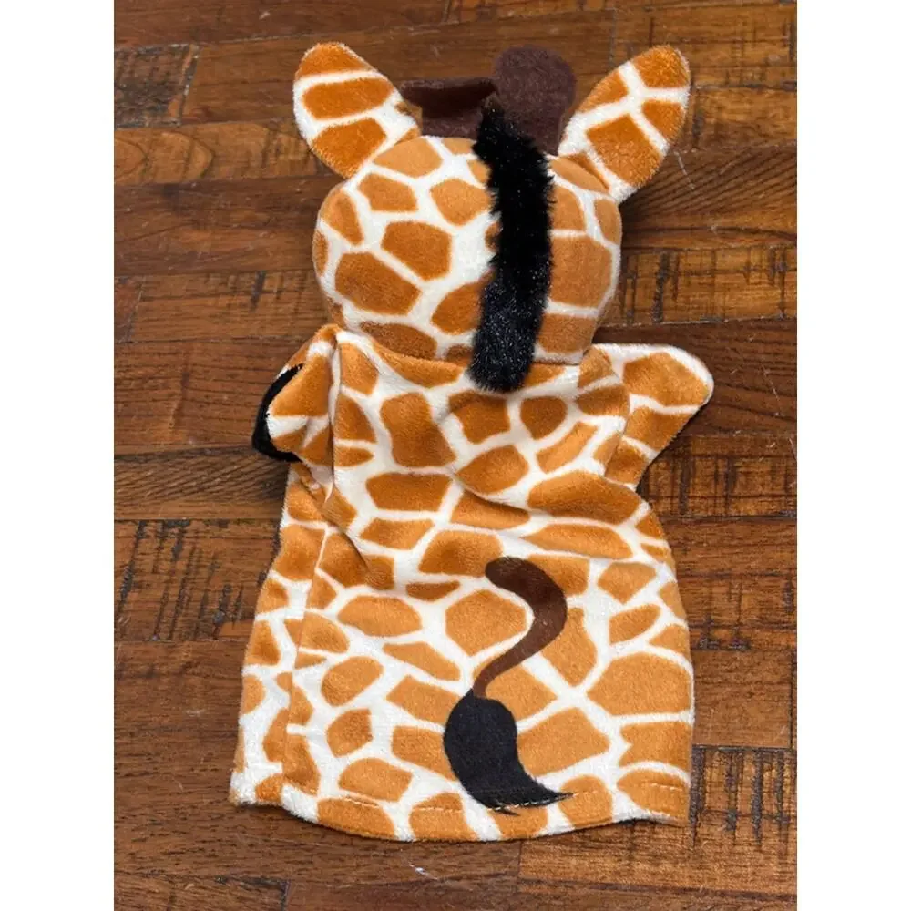 Giraffe Hand Puppet Plush About 10” Melissa And Doug Puppet Show Story Time Use